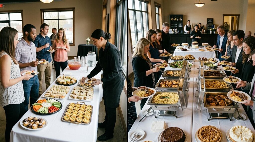 Current image: How Much Food Should You Order for a 2-Hour vs 5-Hour Party? Catering Portions Per Person Explained
