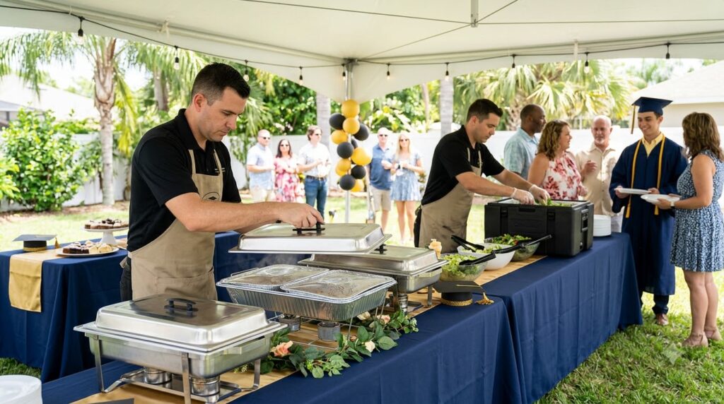 Current image: Graduation Party Catering New Port Richey: When Food Should Arrive, When to Open the Buffet and When to Refill It